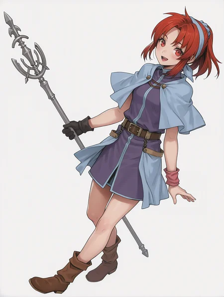 masterpiece,best quality,newest,
solo,1girl,
<lora:chris_ilxl_v1.1:1>,chris,red hair,red eyes,c_clothes,single glove,holding wand,<lora:Fixhands_anime_bdsqlsz_V1:1>,light_blush,cinematic_angle,looking_at_viewer,full body,white_background,simple_background,dynamic_angle,standing,:d,