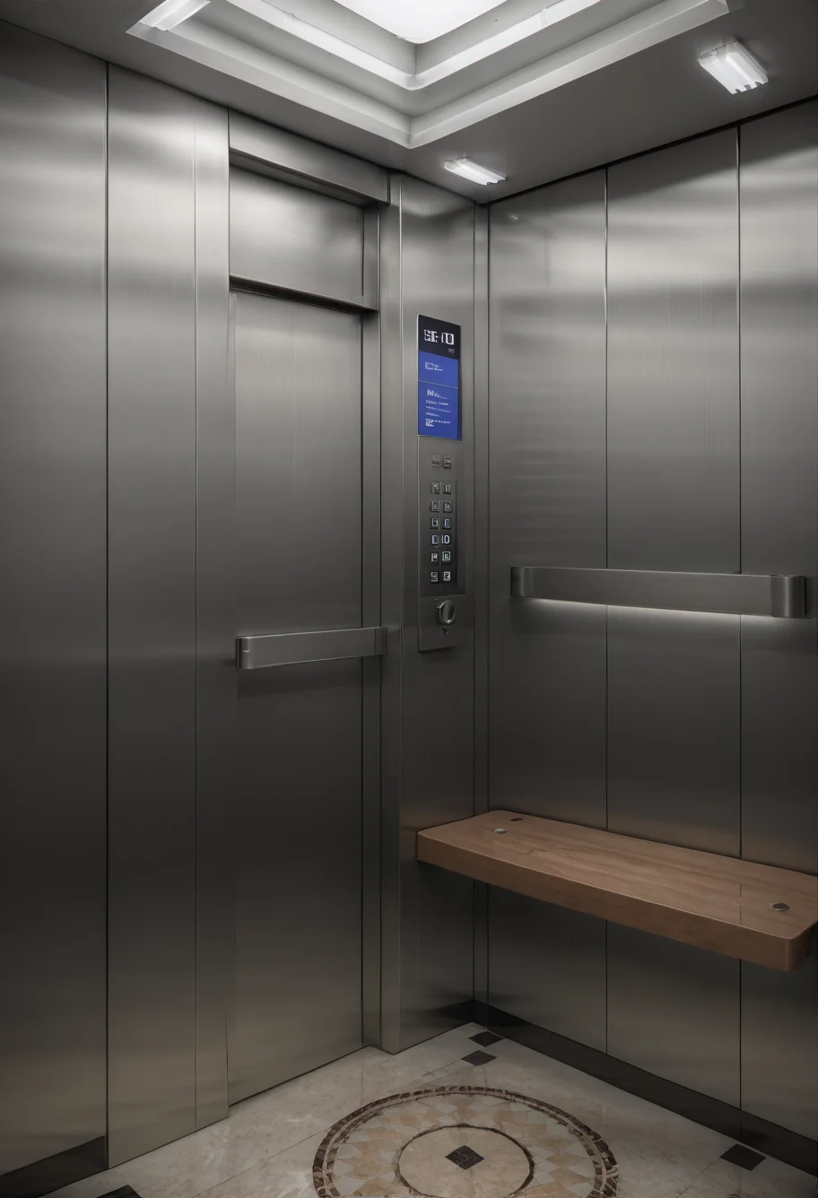 ,ruanyi1164,indoors,elevator interior,<lora:1164 elevator interior_v1_pony:1>, score_9,score_8_up,score_7_up,,8k,1girl,solo,,