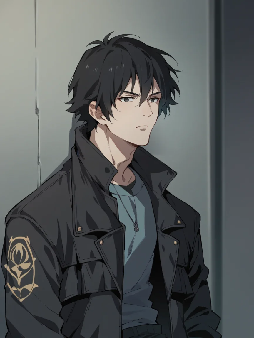 score_9, score_8_up, score_7_up, score_6_up, <lora:whr0b1nXLP:1> whr0b1n, 1boy, black hair, jacket, solo