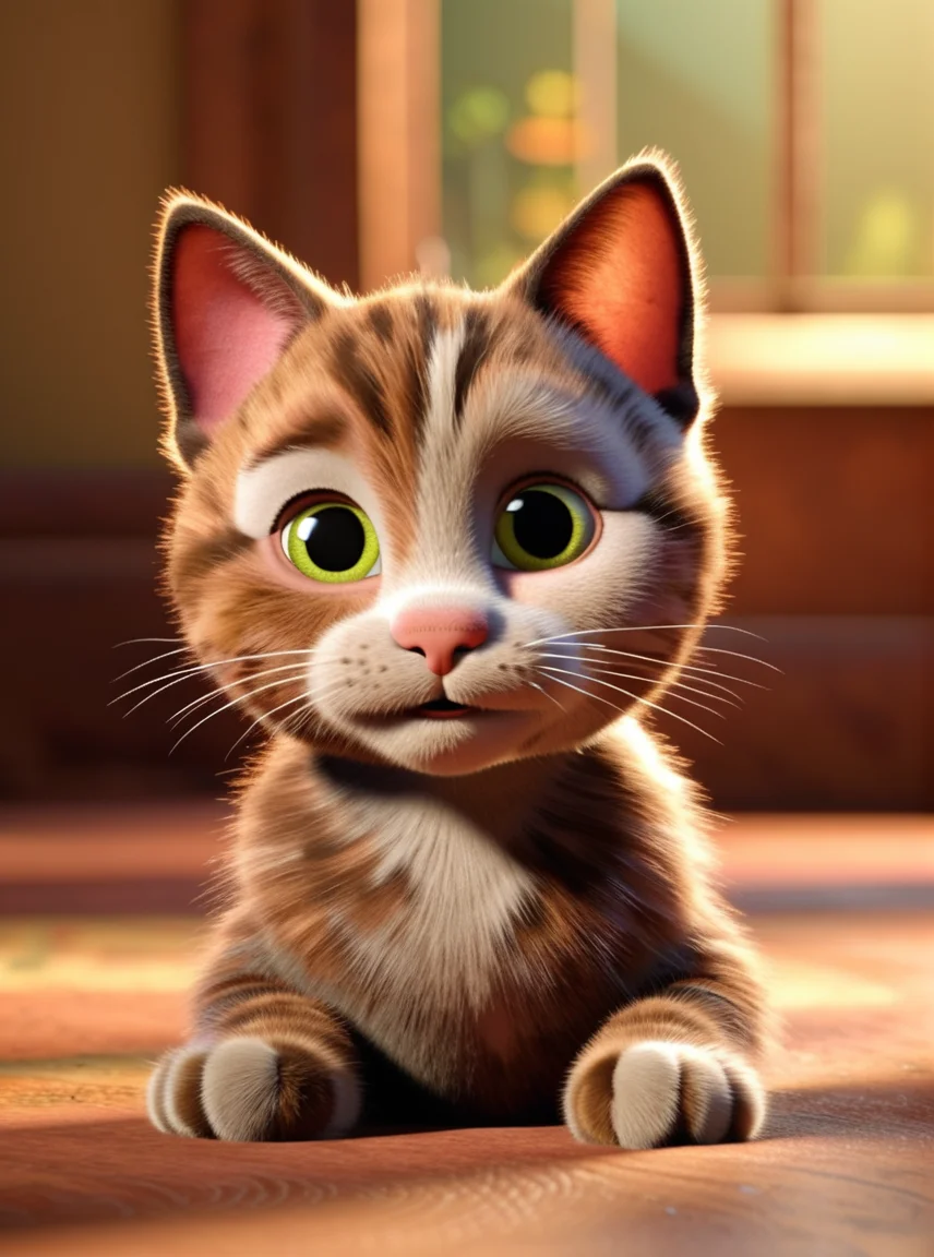 cat,
<lora:pixar_last:1.00>,