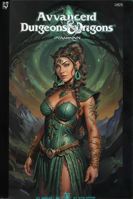 <lora:advanceddandd-wolfsystems:0.8>, advdnd2023, book cover, novel illustration, advanced dungeons and dragons, worgen woman, Alchemist, Cornrows gathered into a top knot hairstyle, wearing Nymph-inspired leafy bodysuits with flowing skirts, Celestial Observatory || <lora:advanceddandd-wolfsystems:0.2>, advdnd2023, illustration, advanced dungeons and dragons, person, skin, hair, clothing, masterpiece, 8k, high resolution, shallow depth of field, sharp focus