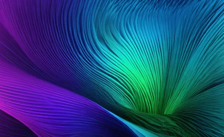 Abstract style score_9,score_8_up,score_7_up,  .,, <lora:a1bs2trac1t:1>,a1bs2trac1t,generative art,raytraced image,glowing,scenery,3d render,color field,ambient occlusion render,geometric abstract art,abstract painting,computer graphics,abstract art,fractals,, Calmness: Blue, green, purple . Non-representational, colors and shapes, expression of feelings, imaginative, highly detailed