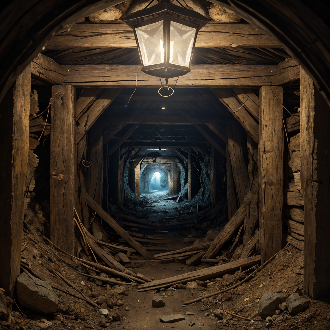 RAW photo, (masterpiece:1.3), subsurface scattering, heavy shadow, (high quality:1.4), (intricate, high detail:1.2), professional photography, HDR, High Dynamic Range, realistic, ultra realistic, photorealistic, high resolution, film photography, ambient lighting, atmospheric effects, <lora:detail_slider_v4:2>, OverallDetail, an abandoned fantasy medieval mine, interior, underground, lantern, mine, overgrown, shaft, gems, crystals, scenery, <lora:Underground_Mine:0.6>, undmi, epiCPhoto