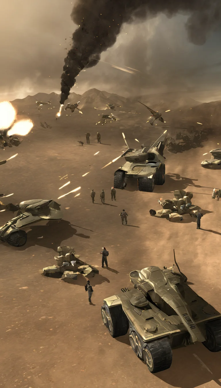 Cinematic scene, Command & Conquer, Global Defense Initiative, GDI, sci-fi, detailed background, masterpiece, best quality, high quality, absurdres <lora:command_and_conquer_xl_v2:1>