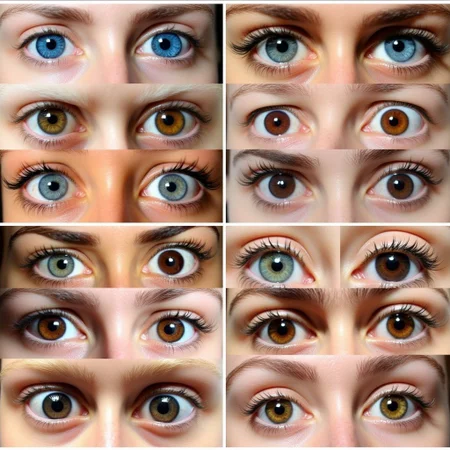 eye focus, looking at viewer, yellow eyes, brown eyes, eye focus, looking at viewer, yellow eyes, brown eyes
This is a photograph of 16 individual close-up images of human eyes, arranged in a 4x4 grid. Each eye is displayed with remarkable detail, showcasing various eye colors including blue, brown, hazel, green, and grey. The images are taken from different angles and perspectives, capturing the unique characteristics of each eye, including the iris, pupil, and sclera.
1. Top row, left: Blue eye with prominent blue iris and black pupil.
2.
The image is a collage of 16 close-up photographs of human eyes, arranged in a 4x4 grid. Each eye is meticulously captured, showcasing various eye colors including blue, green, brown, hazel, and gray.
1. Top row, left: A pair of blue eyes with prominent irises and visible pupils.
2. Top row, middle: A pair of green eyes with a darker green ring around the iris.
3.