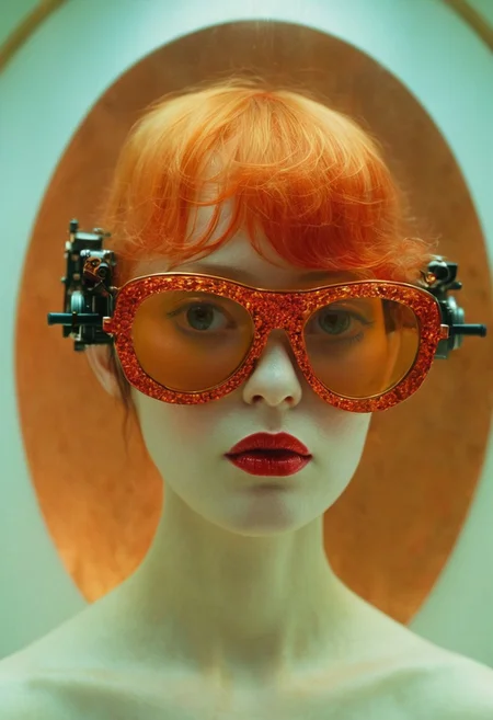 spaceship, mineralogical fractal, mutation black petals, nuclear reactor interior, photorealistic surrealism tangka, (film grain:1.2), abstract collage,(masterpiece, high quality, fisheye:1.2), , solo, model photoshoot, (red theme:1.1), a stylish girl,big lips, round_eyewear, solo, pride, , (looking at the viewer), ((best quality)), ((art by Odd Nerdrum and Adolf Mosengel and Jens Lund:1.2), (crystal-clear and hip atmosphere, led displays, aesthetic of tonalism:0.1), ), award wining, f/5.6, shutter speed 1/125 sec, iso3200, white balance daylight, exposure compensation "-1.5 ev", shutter priority shooting mode, Deep black Photorealistic bf-style, translucent vibrant Red charming beautiful freckled busty wired-cyborg elfish princess with complex system equipment like a hyper detailed Ninja by Tsutomu Nihei, gaze, cozy warm lighting from within, volumetric lighting, ultra detailed, deep Blacks, very detailed, atmospheric haze, Film grain, cinematic film still, shallow depth of field, highly detailed, high budget, cinemascope, moody, epic, Vintage, Polaroid,
