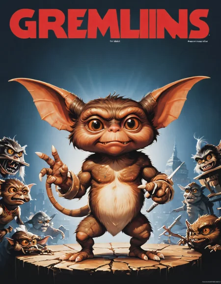 gremlins, classic movie poster
