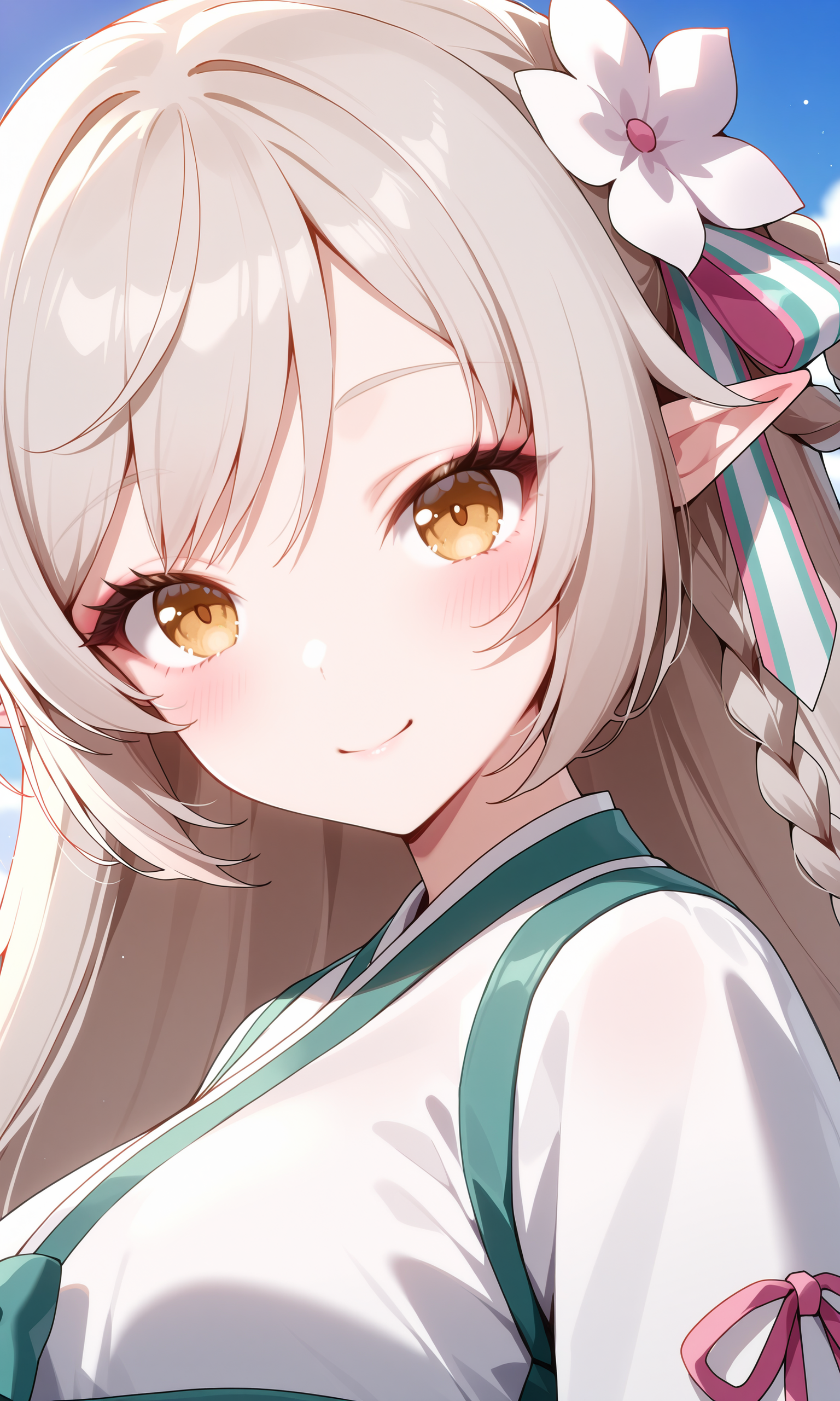 masterpiece,best quality,amazing quality,<lora:event_costume_editheversoul:0.8> event_costume_edith(eversoul),
upper body, looking at viewer, korean clothes, smile, happy