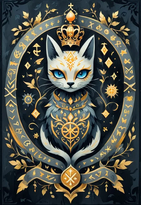 *snoo*
Rosina Wachtmeister,
Glowing Runes, Coat of Arms
daiton style, block print