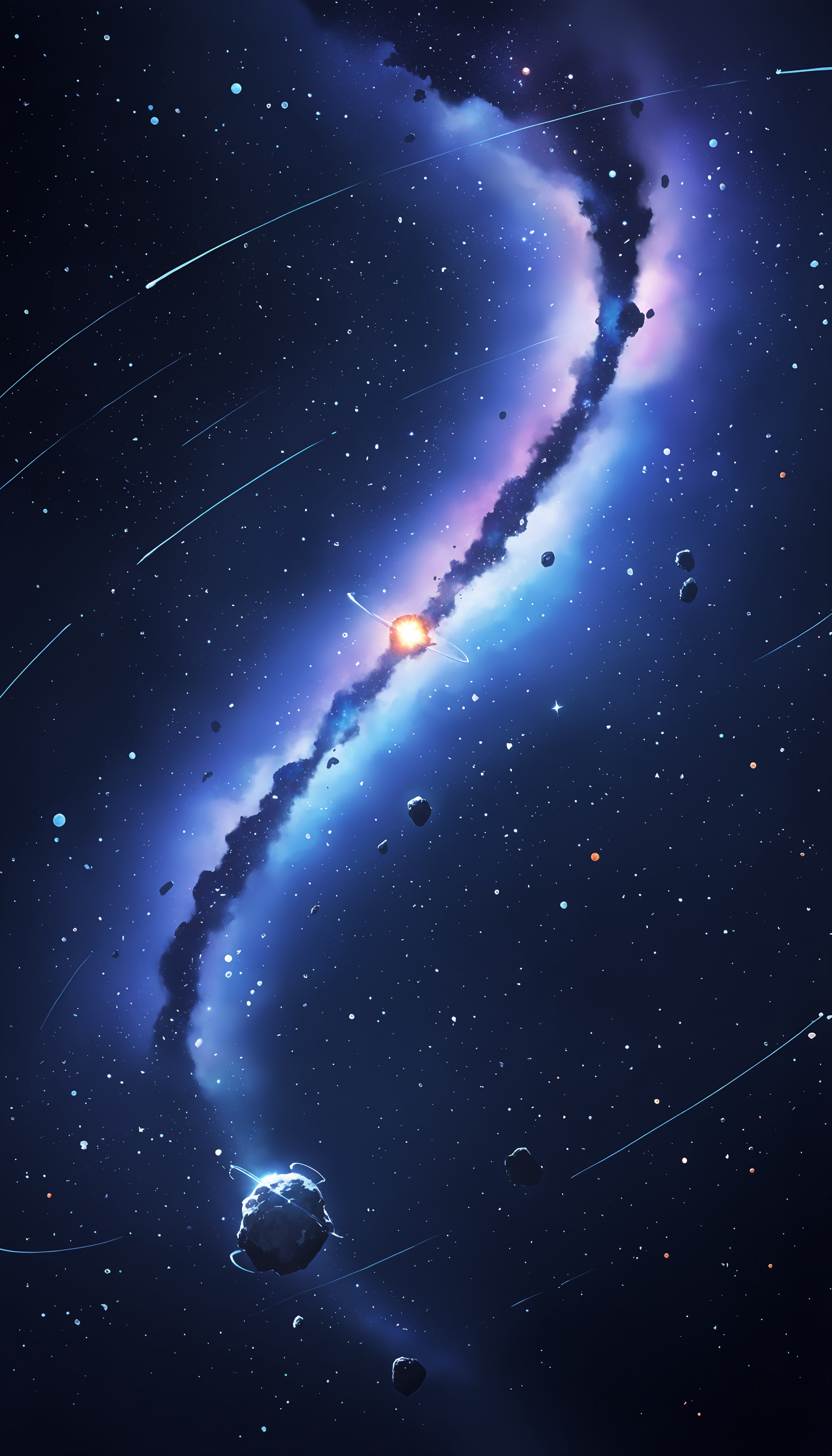masterpiece, high quality, absurdres, best quality, newest, watercolor, space, galaxy, galaxy background