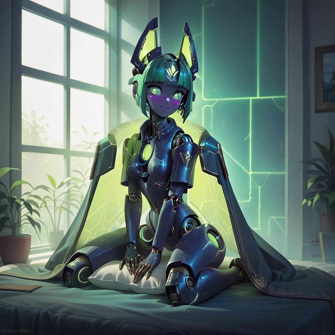 <lora:Necron_World_Pony:0.8> <lora:Robotization_Pony:0.7>