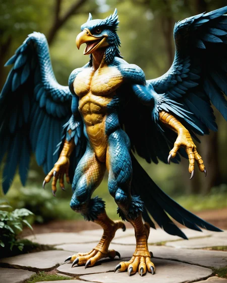 score_9, score_8_up, score_7_up, intricate details, rating_safe,
<lora:SnakeSkinStyle:0.7>,
1boy(solo,
anthro furry, Harpy with Jed-snkskn, snakeskin,
full body, looking at the viewer, solo, happy), detailed background, depth of field, subsurface scattering,
<lora:ral-chrosc-clr:0.5>, ral-chrosc-clr,
<lora:xl_more_art-full_v1:0.3>,
<lora:add-detail-xl:0.3>