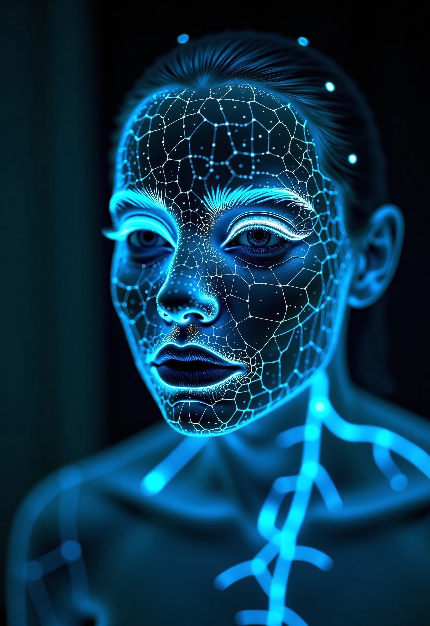 aidmaimageupgrader, a high quality digital image of Just close your eyes, Forget your name,
Forget the world, Forget the people, they glow at night, born of science