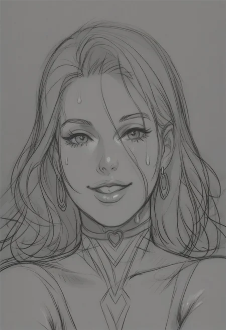 core_9_up , score_8_up , score_9 , score_8 , , 2d, 2D , , , background = Kamehouse, Expressiveh, (( monochrome, sketch, raw sketch, lineart, line art )),
Smile ,
, realistic, photorealistic , sweat ,
android 18, , , , , , ,, , , , ,masterpiece , intricate details ,, realistic, photorealistic, shiny clothes, , ,