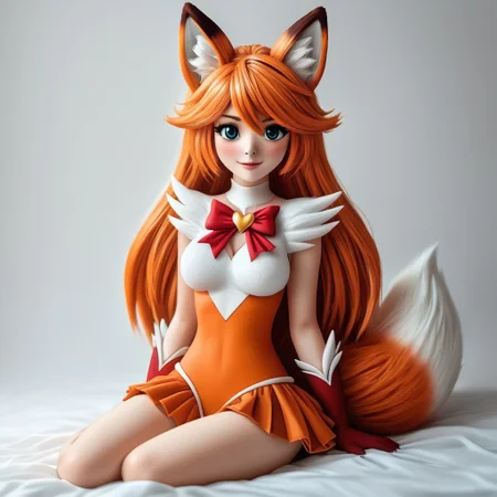 magical fox girl