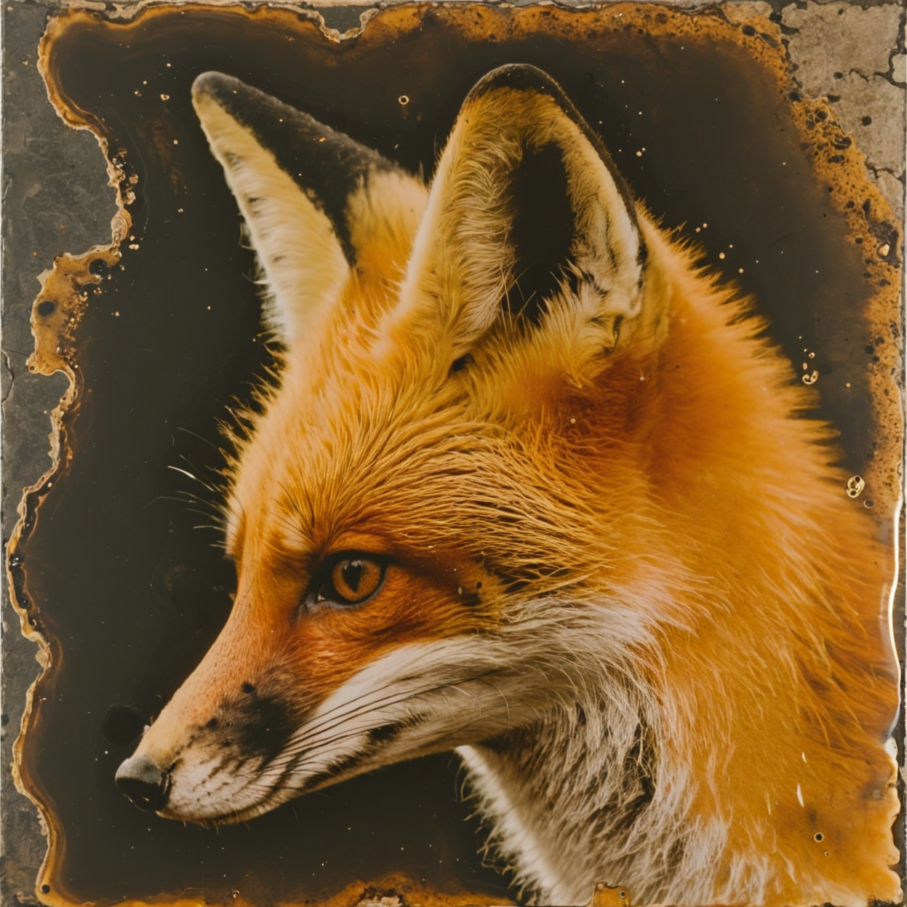 chemigram of a fox   <lora:chemigram-000015:1>