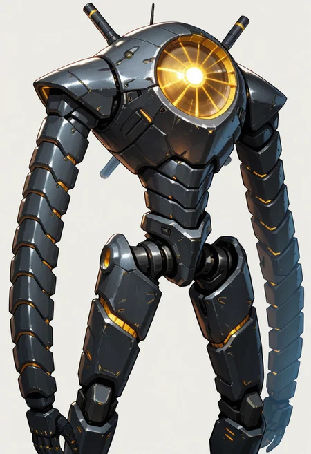 masterpiece, best quality, 
BREAK, (solo), 1other, robot, (((no human))),
 (segmented arms), mechanical arms, ((multiple segmented arms)),
simple background,