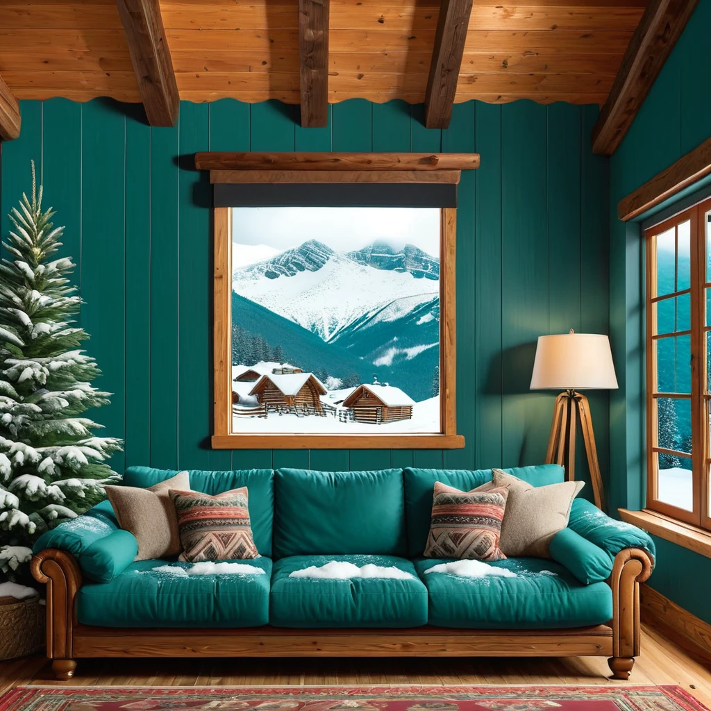 (sofa showcase) <lora:31_sofa_showcase:1.1>
Teal background,
high quality, professional, highres, amazing, dramatic,
(Cozy mountain cabin and snowfall:0.5),
