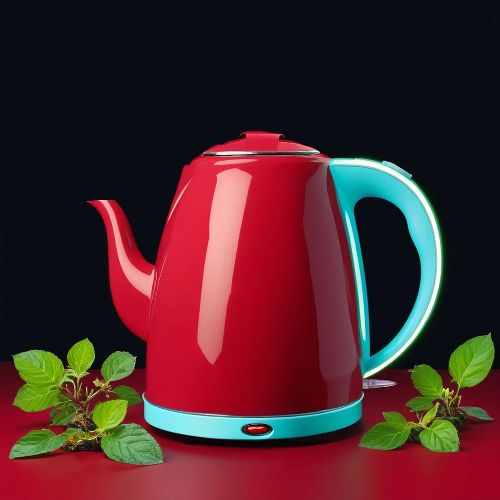 (electric kettle showcase) <lora:47_electric_kettle_showcase:1.1>
Maroon background,
high quality, professional, highres, amazing, dramatic,
(Enchanted forest and bioluminescent flora:0.5),