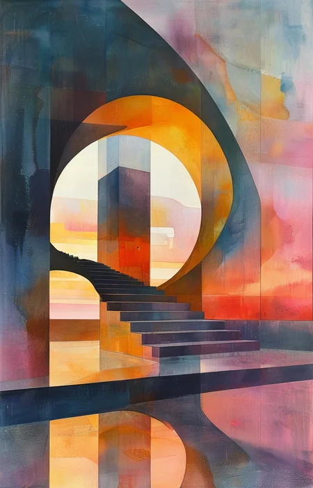 masterpiece,best quality,<lora:tbh308-sdxl:0.9>,illustration,designed by Steven Holl, Futuristic skyscraper with organic shapes, inspired by Zaha Hadid, gleaming under a sunset sky
