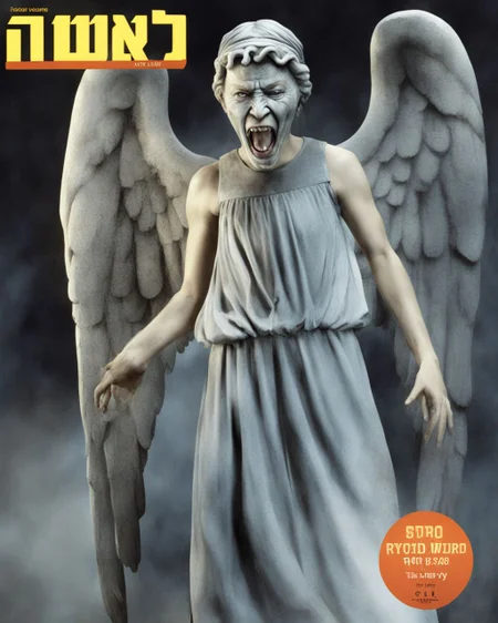 A picture of creepy WeepingAngel on laisha <lora:SDXL-laisha-Lora:1> <lora:SDXL-WeepingAngel-Lora:1>