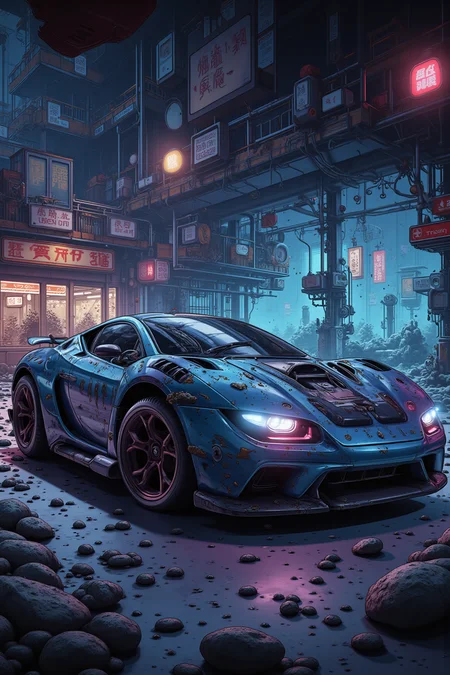 VintageSketch style, YFG-Zaat, Digital painting with a dark, surreal style, featuring a shark-themed car with a sleek, monochromatic design, surrounded by an eerie, almost liquid-like urban environment, emphasizing the with intricate textures and vibrant colors. The scene should include a rich variety of elements, each contributing to the overall atmosphere. Lighting should be soft, diffused, and natural, enhancing the depth and realism of the scene. The mood is to be calm yet vibrant, creating a sense of serenity and wonder. Every detail in the scene should be meticulously rendered, emphasizing the contrast between light and shadow, and capturing the fine textures and subtle gradients. The color palette should be carefully chosen to evoke emotion, with each hue enhancing the aesthetic appeal of the overall composition. The final image should be immersive and captivating, drawing the viewer into its intricately detailed world.