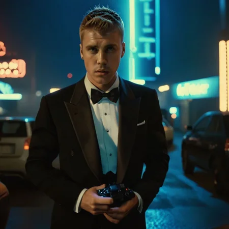 DSLR photo of ɉʉʂŧɨɳɓɨǝɓǝɍ.in blade runner.photo.professional photography.high resolution.detailed photo.portrait.RAW.analog film.still film.50mm.f/16.uhd.hdr.4k <lora:justinbieber-ɉʉʂŧɨɳɓɨǝɓǝɍ-xl_6500_lora_f32:1>