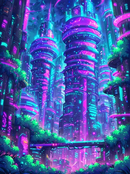 masterpiece,high resolution,
futuristic-city,city,neon,night, fused nature,
, <lora:futuristic_city-xl:0.6>