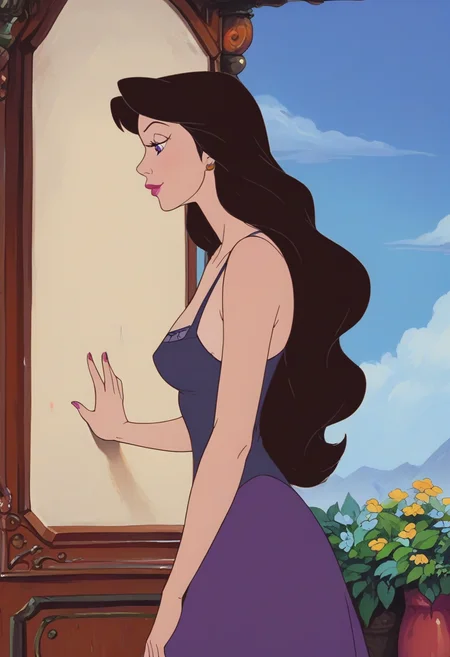 zPDXL2, 1 girl va79ssa, sfw, <lora:Vanessa_pxl_V0.0:1> vanessa, purple dress, close-up, from side, profile
<lora:gh1bl1XLP:1> gh1bl1