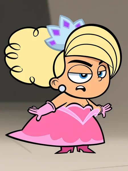 <lora:Brianna_Buttowski:1.0>  1girl, brianna_buttowski, blonde hair, earrings, jewelry, blue eyes, pink dress, gloves, full body,, score_9, score_8_up, score_7_up,