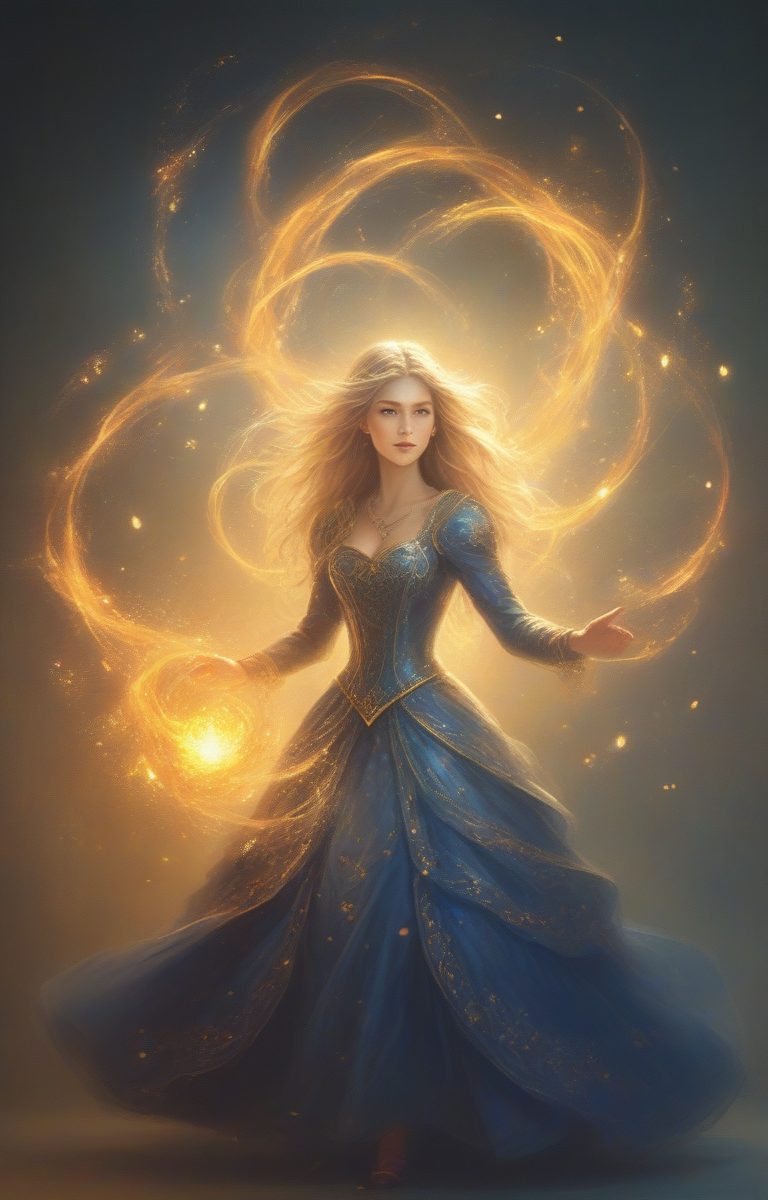 masterpiece,best quality,<lora:tbh64-sdxl:0.6>,illustration,magic,particles,light,flame,lighting,