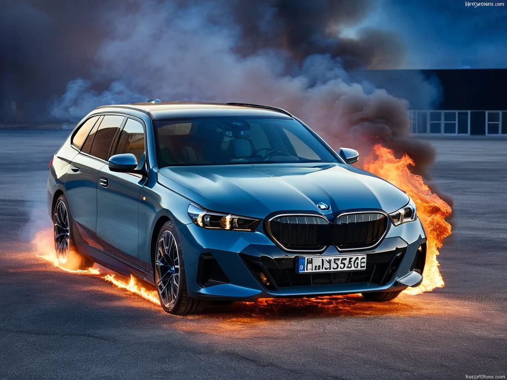 <lora:i5 touring:0.75>,
BMW i5 touring,(flmngprsn flames:1.3),epic burning car,ablaze,burning,epic (photo, studio lighting, hard light, sony a7, 50 mm, hyperrealistic, big depth of field, mate skin, pores, wrinkles, concept art, colors, hyperdetailed, hyperrealistic),, masterpiece, best quality,