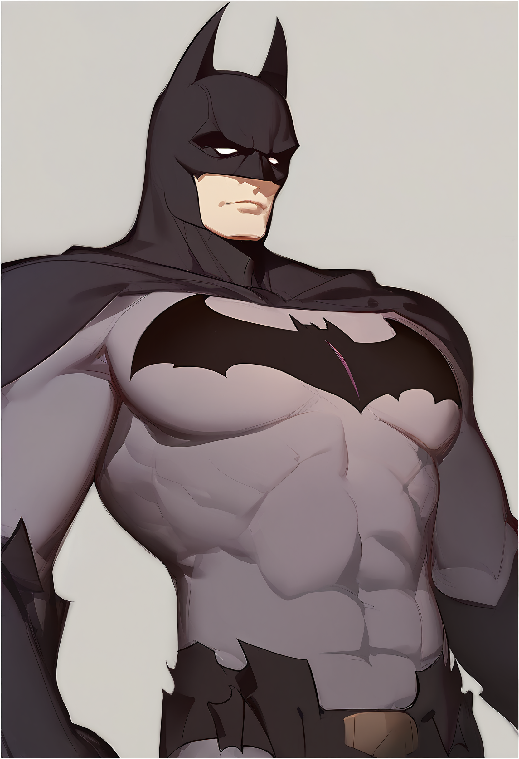strong batman, by ask, upper body