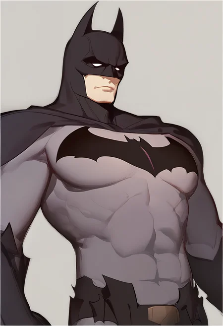 strong batman, by ask, upper body