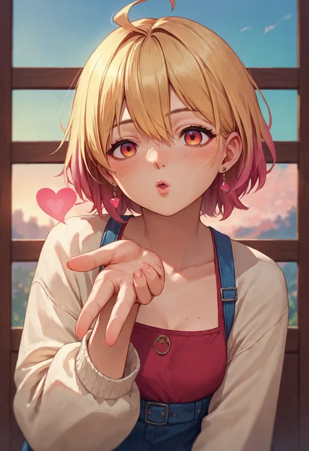 score_9_up score_8_up score_7_up, source_anime, 1girl, blowing kiss, heart
<lora:frieren_blowing_a_kiss_pony:1>
