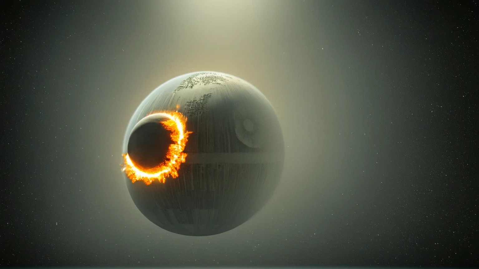 cinematic film still of <lora:star wars style v2:0.2>
<lora:detailed:0.4> detailed
<lora:perfection style:0.4> perfect
<lora:PerfectEyesXL:0.5>
<lora:Chiaroscuro Lighting Style:0.3>
<lora:Death Star:0.5>
Death Star a bright orange explosion of Death Star with earth ,no humans,star (sky),scenery,starry sky,space,planet,galaxy , star wars style <lora:collision style:1>, shallow depth of field, vignette, highly detailed, high budget, bokeh, cinemascope, moody, epic, gorgeous, film grain, grainy