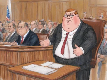 Masterpice,High Quality,
<lora:PE_CourtRoomSketch:0.8> PECourtRoomSketch,courtroom,
peter griffin