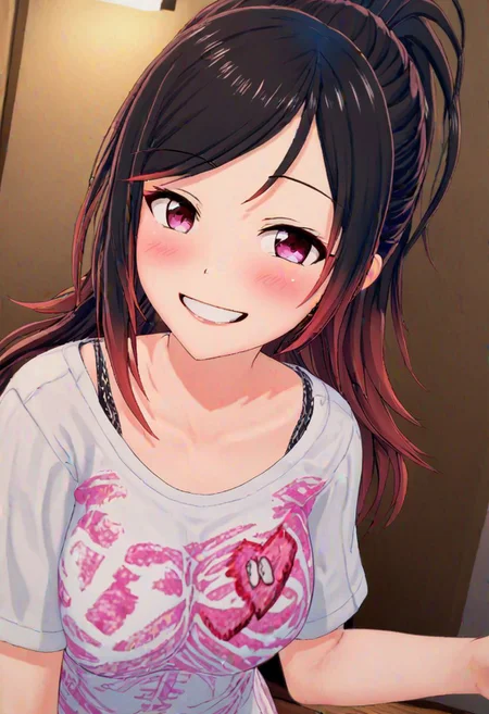 high quality, high detail, 1girl, beautiful girl, joy, happy, laughing, realistic lighting, very detailed drawing