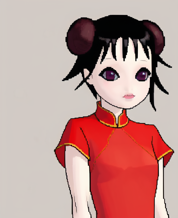 <lora:LCM_LoRA_Weights_SD15:1> 
<lora:oekakiDT:1> dreamertapir
1girl
mature female, 
oekaki
 <lora:chanthology_corona-chan:0.8> corona-chan, double bun, chinese clothes, china dress