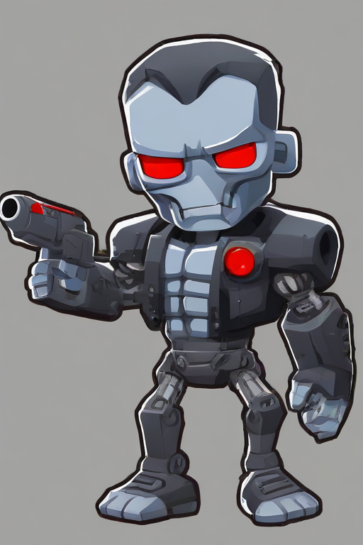 <lora:PE_BTD6Style:1> PEBTD6Style,cartoon,
Terminator, Robot,
