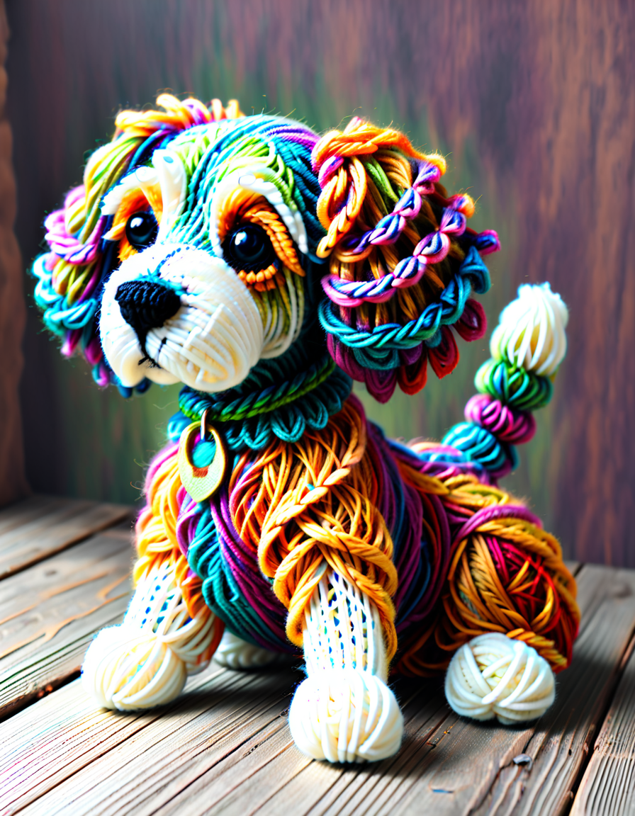magicyarnlora, 1dog, portrait