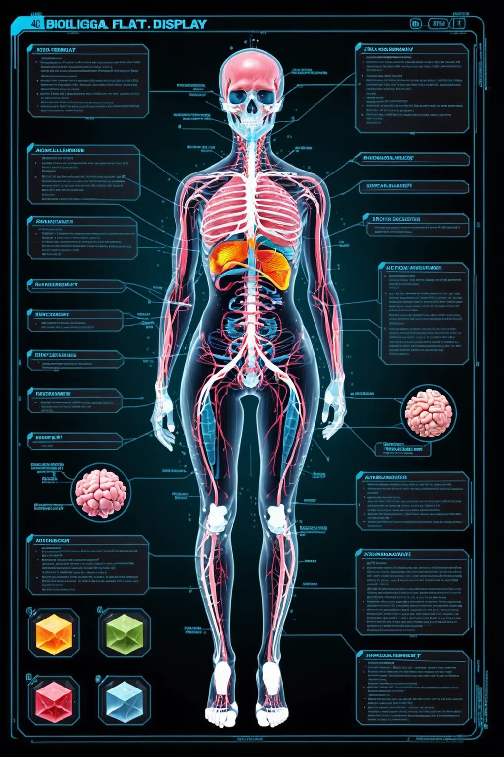 2d flat image, biological display, diagram
detailed, high quality, high resolution, 4k texture <lora:Scifi_Display:1>