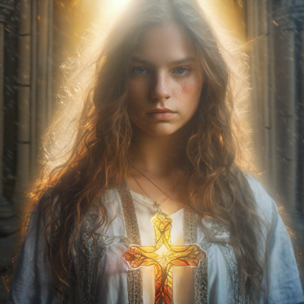 <lora:SDXL_Overlighting:1.5>,real world,(hyperrealism:1.1),(scales of extreme detail:1.3),best quality,
dingdall effect,1girl,fog,(sunlight exposure:1.3),(sunlight through the hair:1.3),long hair,sweat,(close-up:1.2),(look looking at viewer:1.3),(wound:1.2),scab,damage,church,(colorful glass:1.2),holy light,cross,dazzle light,