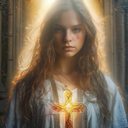 <lora:SDXL_Overlighting:1.5>,real world,(hyperrealism:1.1),(scales of extreme detail:1.3),best quality,
dingdall effect,1girl,fog,(sunlight exposure:1.3),(sunlight through the hair:1.3),long hair,sweat,(close-up:1.2),(look looking at viewer:1.3),(wound:1.2),scab,damage,church,(colorful glass:1.2),holy light,cross,dazzle light,