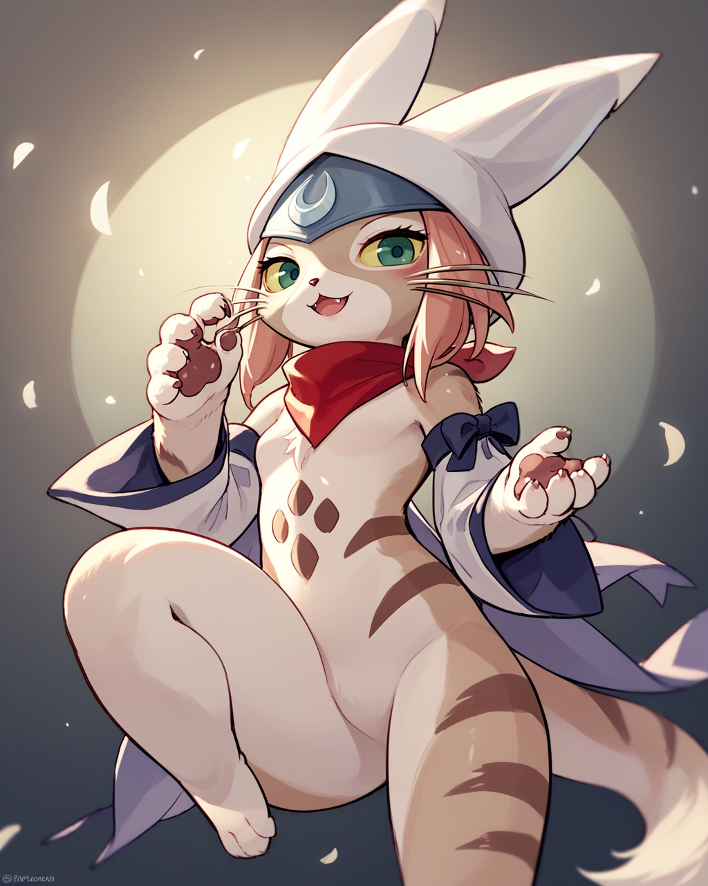 score_9, score_8_up, score_7_up, source_anime, solo, 1girl, furry, tsukino \(monster hunter stories\), , , <lora:last-000001:1>