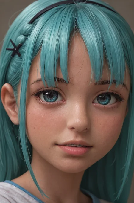 Stable_Yogis_PDXL_Positives, looking at viewer, 1girl, minato aqua, hololive,close-up br4c3f4c3 <lora:Braces_Only:1.0>