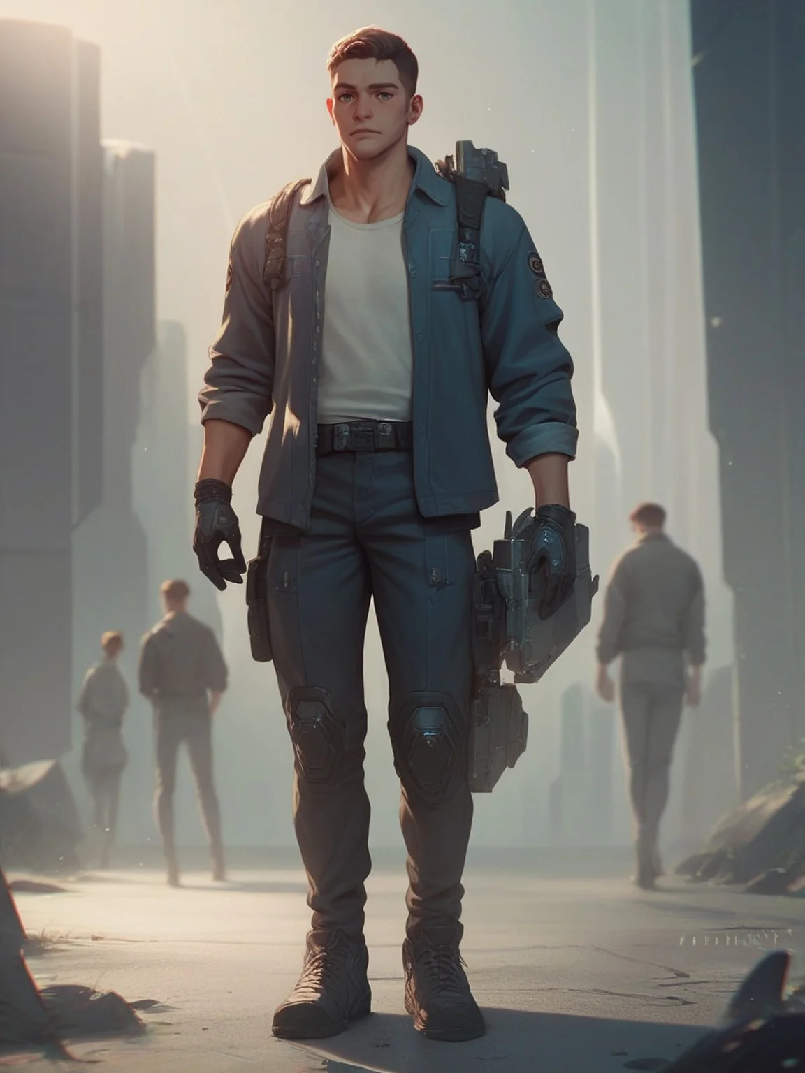 score_9. score_8_up, score_7_up, score_6_up, score_5_up, score_4_up, 1boy, science fiction, <lora:m03b1usXLP0.8> m03b1us