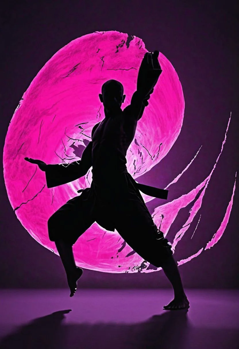 drunken fist, fight stance, high kick, collage, a ghst Silhouette of a sci-fi bedouin monk, infront of plasma chaos
anatomical drawing::2.4 ultraviolet::2.8 caravaggio::2.4 hot pink color::2.9 matte black color::3.4 --stylize 100 --chaos 20