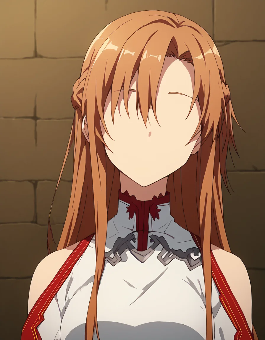 score_9, score_8_up, score_7_up, source_anime,1girl, no face, <lora:no face pony:1>, <lora:asuna-yuuki-s1-ponyxl-lora-nochekaiser:1>,asuna yuuki, long hair, brown hair,