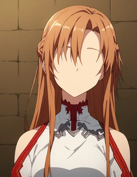 score_9, score_8_up, score_7_up, source_anime,1girl, no face, <lora:no face pony:1>, <lora:asuna-yuuki-s1-ponyxl-lora-nochekaiser:1>,asuna yuuki, long hair, brown hair,